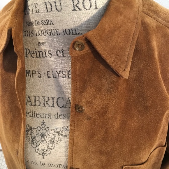 Suede Lauren Ralph Lauren full length jacket - Picture 3 of 5